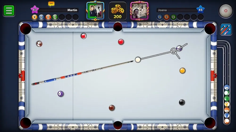 8 Ball Pool — captura de ecrã