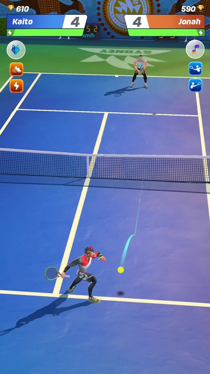 Tennis Clash — captura de ecrã